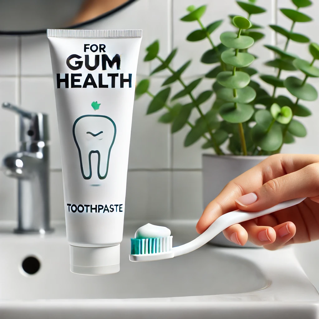 Toothbrush with toothpaste for preventing gum disease